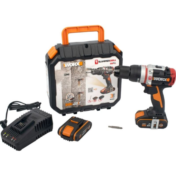 Worx Slammer cordless hammer drill brushless Strand hardware